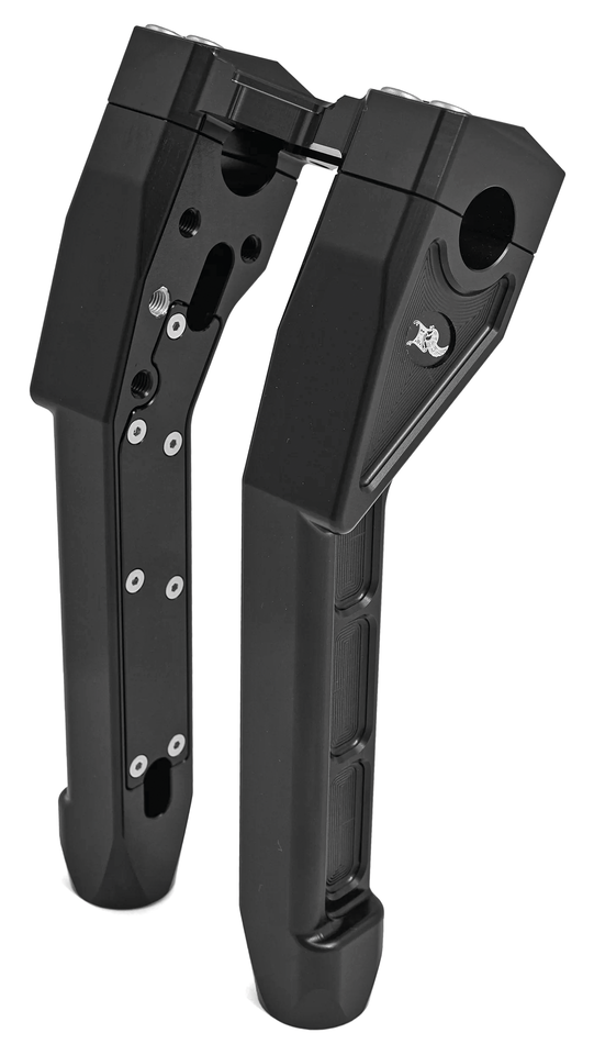 KEN'S FACTORY NEXT LEVEL RISERS FOR 1 1/8" HANDLEBARS | Big Twin | Dyna | FX | FXR | Softail | Sportster | Touring | Trike