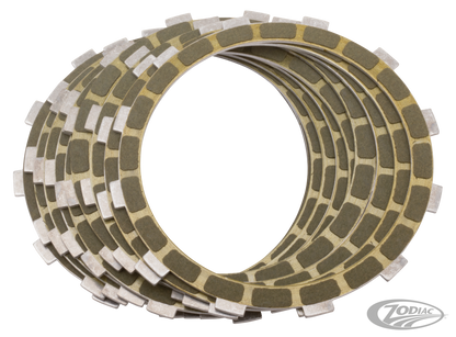 Fits Ironhead Sportster 1971-1984. Can be used in with OEM or aftermarket steel drive plates., The best clutch set-up available for these models, kit with 8 bonded friction plates and spacers (OEM 37985-71)