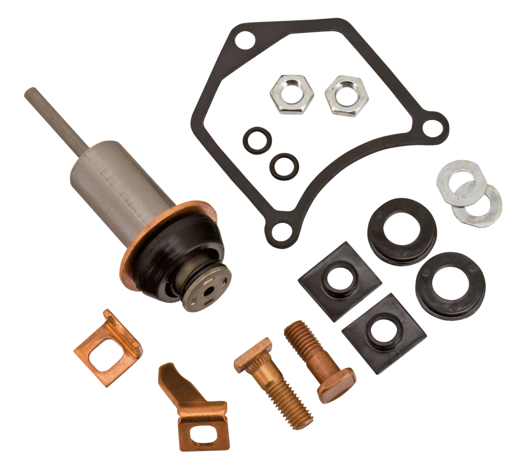 STARTER SOLENOID REPAIR KITS - 1981-1994 XL883 Sportster &amp; 1981-1990 XL1200 Sportster (OEM 31605-90), Made by V-Twin Mfg.

Contain all parts needed to overhaul your starter solenoid. | Sportster