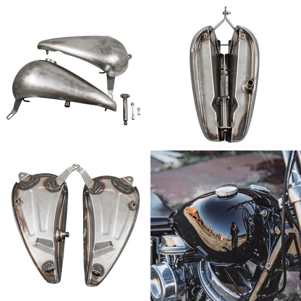 WX STYLE SPLIT GAS TANKS FOR EARLY BIG TWIN
