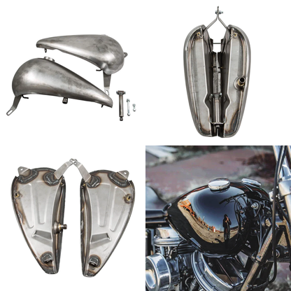 WX STYLE SPLIT GAS TANKS FOR EARLY BIG TWIN