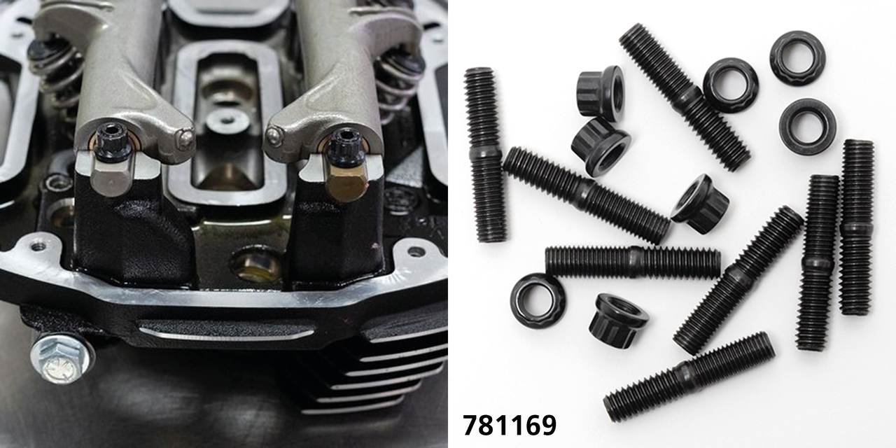 S&S ROCKER ARM STUD KIT FOR MILWAUKEE EIGHT | Softail | Touring | Trike