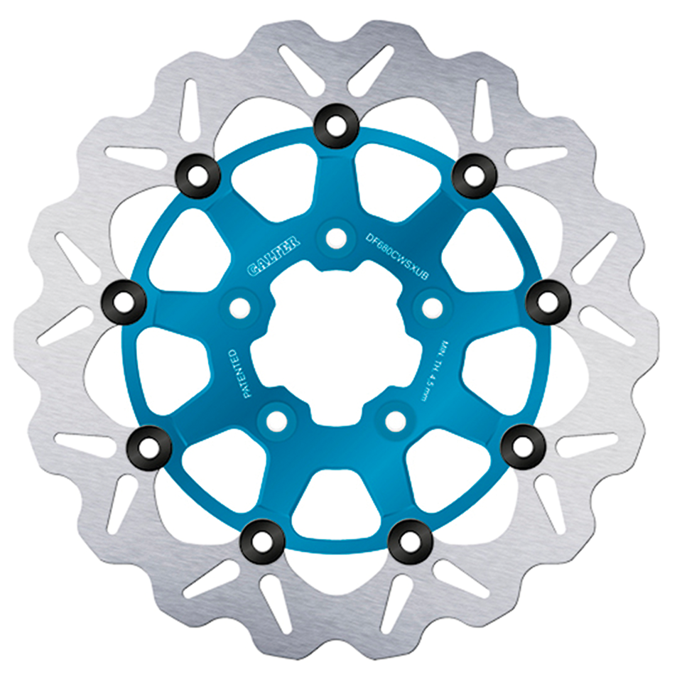 GALFER "BIG WAVE" FLOATING DISC BRAKE ROTORS | Dyna | Softail | Sportster | Touring