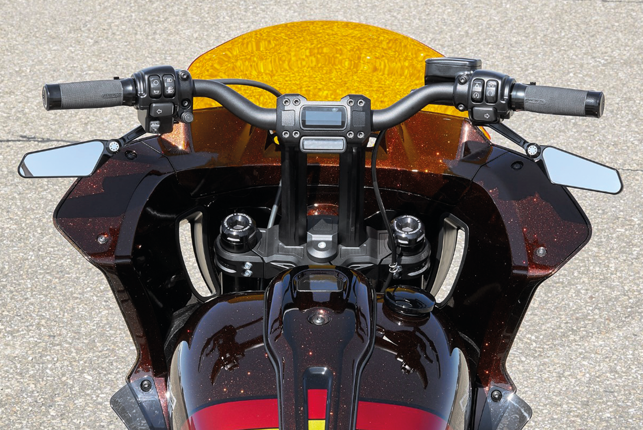 RICK'S "PERFORMANCE 2" UPPER TRIPLE TREE CLAMP FOR SOFTAIL LOW RIDER | Softail