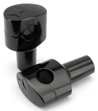 FUSION BILLET TAPERED OVAL HEAD RISERS | Big Twin | Dyna | FX | FXR | Servi-Car | Softail | Sportster | Touring | Trike