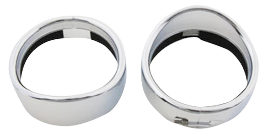 FRENCHED VISOR STYLE SPOTLIGHT TRIM RINGS