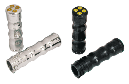 "MAGNUM .38 POLICE SPECIAL" BILLET ALUMINUM GRIP SETS BY RBS | Big Twin | Dyna | FX | FXR | Softail | Sportster | Touring | Trike | V-Rod | XR