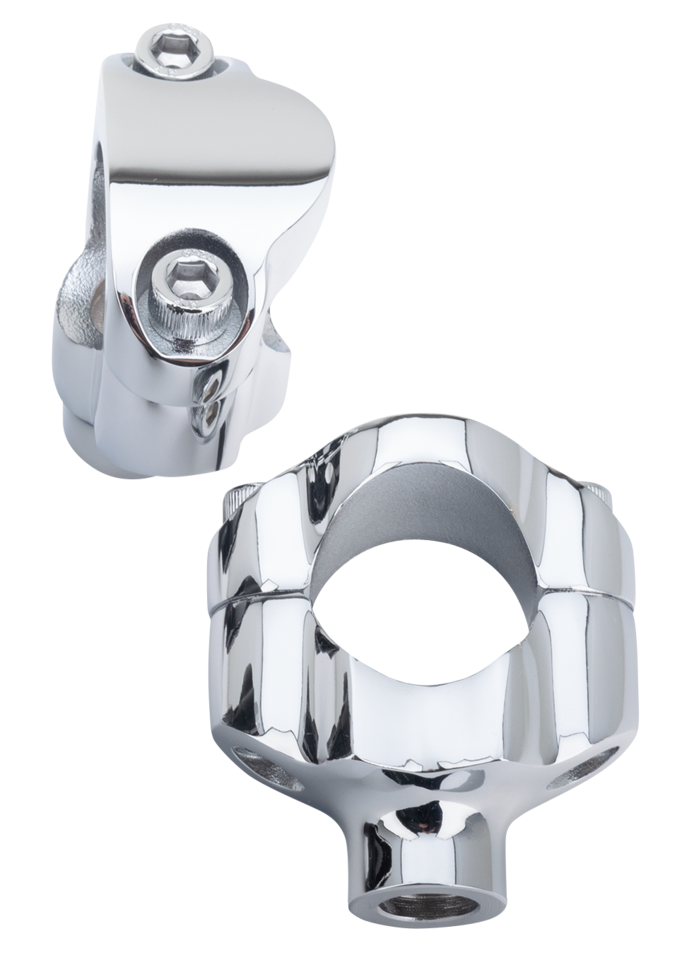 FXSTC STYLE SHORTY RISER SETS FOR 1 1/4" FAT BAR | Big Twin | Dyna | FX | FXR | Servi-Car | Softail | Sportster | Touring | Trike