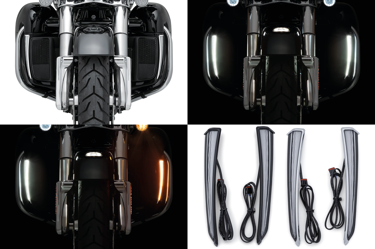 CIRO FANG LIGHTS FOR ULTRA STYLE LOWER FAIRINGS | Softail | Touring | Trike