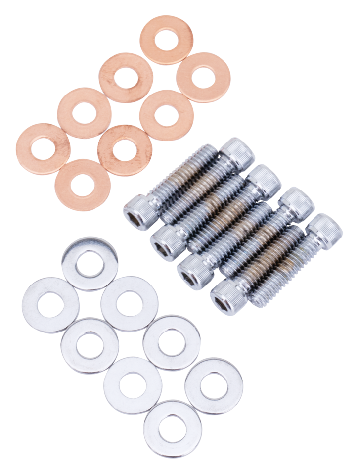 CHROME ROCKER COVER SCREW KITS | Big Twin | FX | FXR | Softail | Sportster | Touring