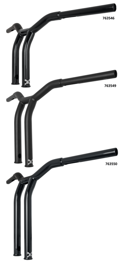 BURLY DOMINATOR FAT T-BARS | Big Twin | Dyna | FX | FXR | KH | Kingpin | KR | Servi-Car | Softail | Sportster | Touring | XR