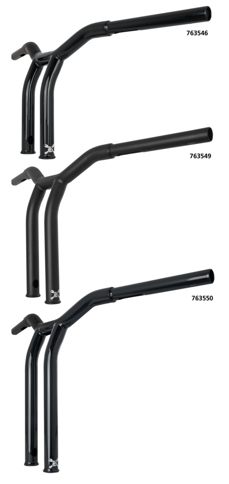 BURLY DOMINATOR FAT T-BARS | Big Twin | Dyna | FX | FXR | KH | Kingpin | KR | Servi-Car | Softail | Sportster | Touring | XR