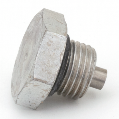 OIL TANK DRAIN PLUG - 1/2-20 threaded as stock on FLT 1981-1992 and FXR 1982-1985, as well as many aftermarket oil tanks, Zinc plated, 7/8" hex head, OEM 706A replica, Colony (OEM 60346-65, 60348-65B, 706A)