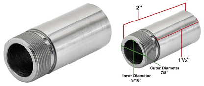 LOWBROW CUSTOMS WELD-IN TANK MOUNT AND FUEL VALVE BUNGS
