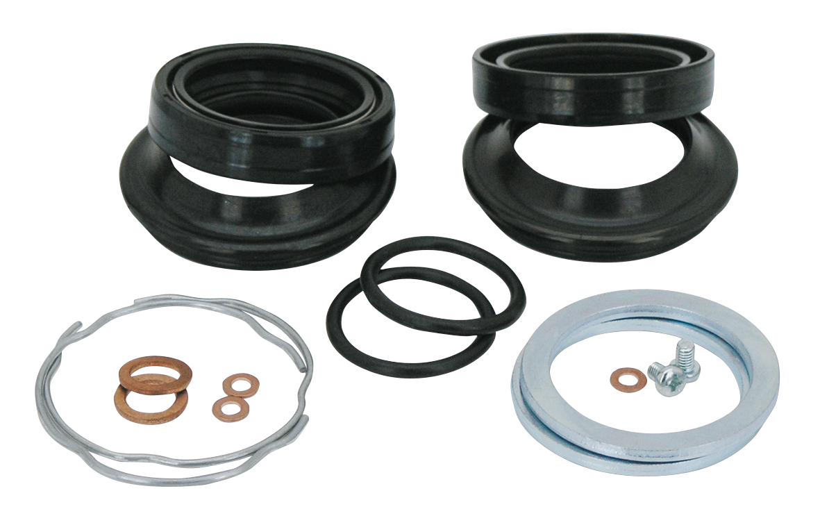 FRONT FORK OIL SEALS/KITS - Fork sealkit 35mm Kayaba XL73-74 FX73-77

Complete front fork seal kits contain all required oil seals, o-rings and seal washers to completely rebuild your front fork. | FX  |  Sportster