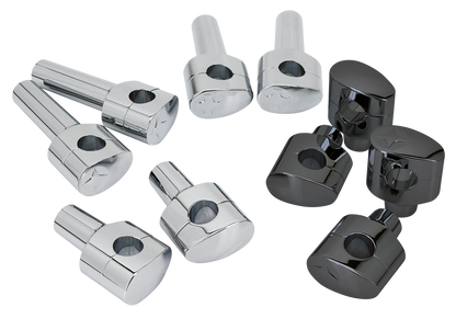FUSION BILLET TAPERED OVAL HEAD RISERS | Big Twin | Dyna | FX | FXR | Servi-Car | Softail | Sportster | Touring | Trike