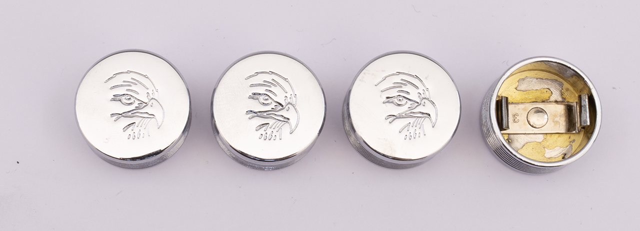 CHROME BOLT COVERS FOR HEX, ALLEN AND BUTTONHEAD BOLTS
