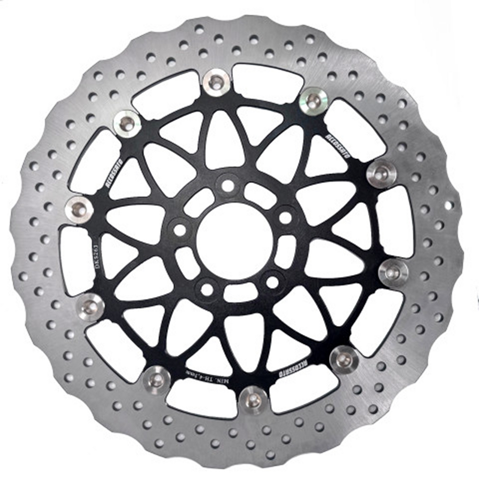 ACCOSSATO FLOATING BRAKE DISCS | 45" | Big Twin | FX | FXR | KH | Servi-Car | Softail | Sportster | Touring | XA