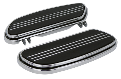 SWEPT STREAMLINER DRIVER FLOORBOARDS | Dyna | Softail | Touring | Trike