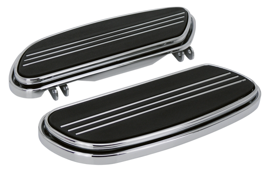SWEPT STREAMLINER DRIVER FLOORBOARDS | Dyna | Softail | Touring | Trike