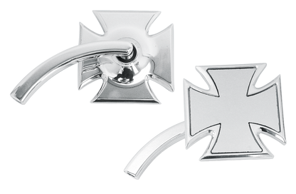 KUSTOM TECH MALTESE CROSS MIRRORS