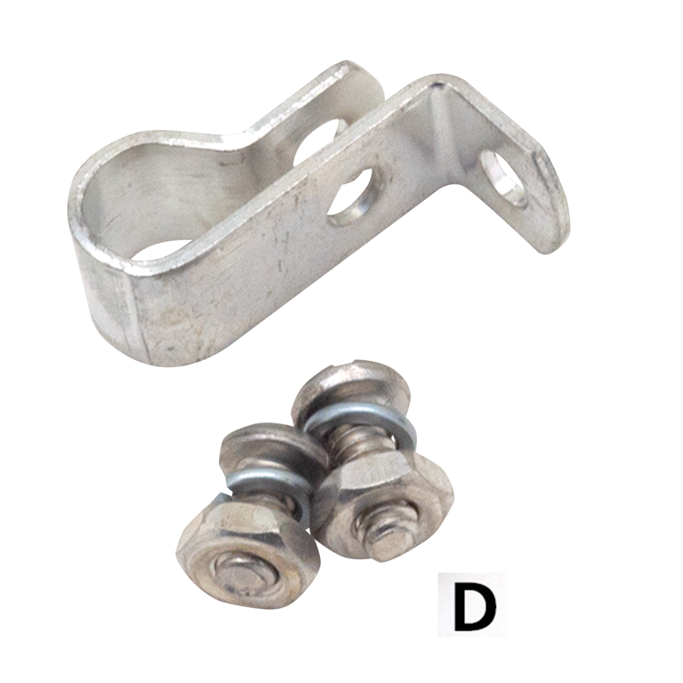 CONTROL CABLE CLAMPS FOR VINTAGE MODELS - Clutch cable bracket 1952-1956 K-models, 1957-1970 Sportster, parkerized, Colony (OEM 38676-52) | KH  |  KR  |  Sportster