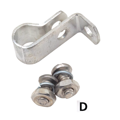 CONTROL CABLE CLAMPS FOR VINTAGE MODELS - Clutch cable bracket 1952-1956 K-models, 1957-1970 Sportster, parkerized, Colony (OEM 38676-52) | KH  |  KR  |  Sportster