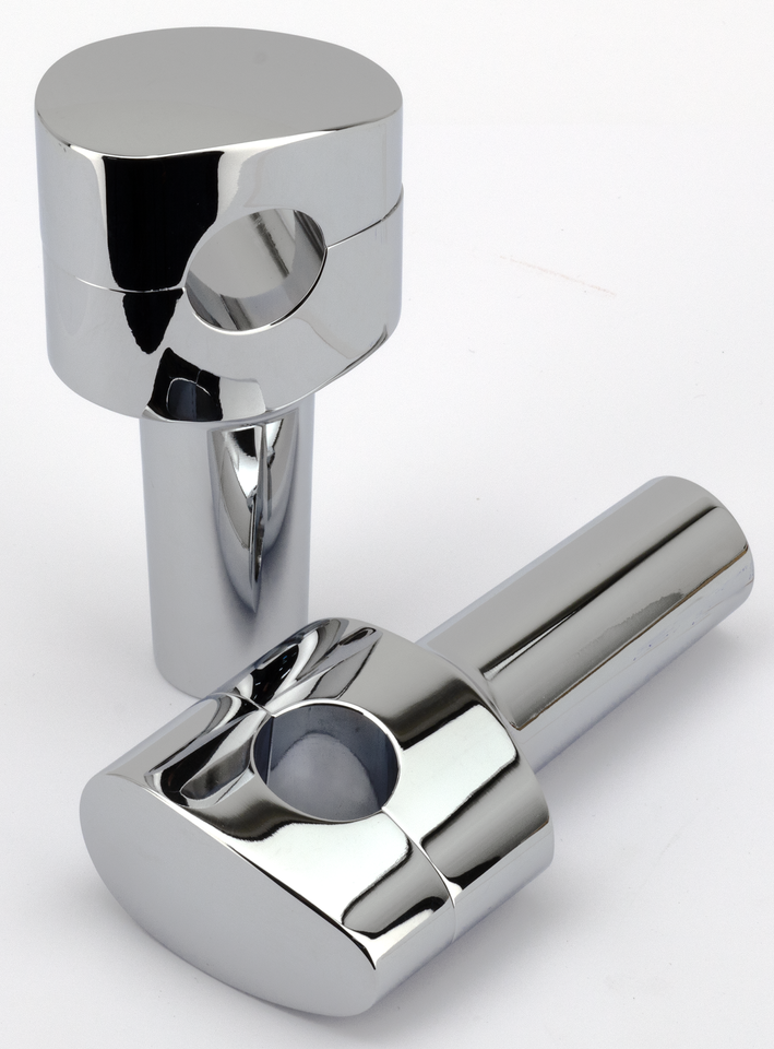 FUSION BILLET TAPERED OVAL HEAD RISERS | Big Twin | Dyna | FX | FXR | Servi-Car | Softail | Sportster | Touring | Trike