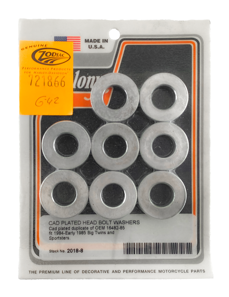 HEAD BOLT WASHER KITS | Big Twin | Dyna | FX | FXR | Softail | Sportster | Touring