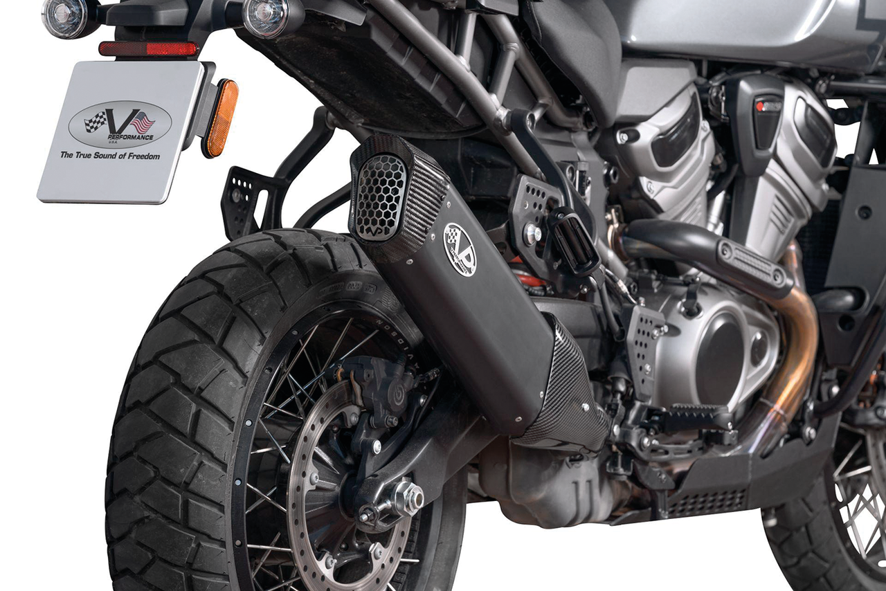 V-PERFORMANCE SLIP-ON MUFFLER FOR PAN AMERICA | Adventure Touring