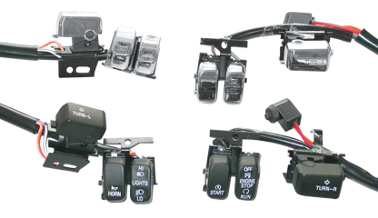 ERGONOMIC HANDLEBAR SWITCHES FOR 1996-2013 MODELS | Dyna | FXR | Softail | Touring | V-Rod
