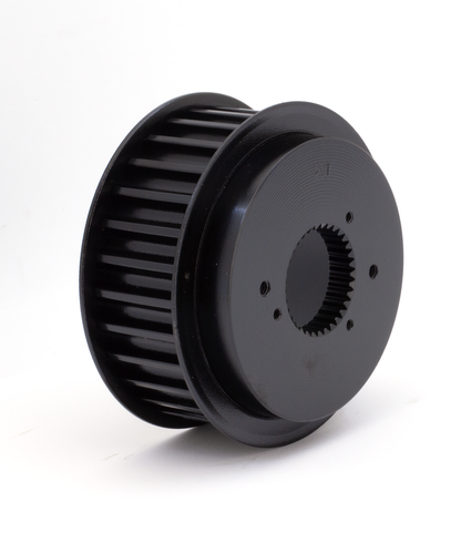 OFF-SET FINAL DRIVE PULLEYS