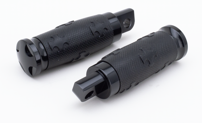 TORNADO II MALE MOUNT RIDER AND PASSENGER PEGS | Dyna | FXR | Softail | Sportster