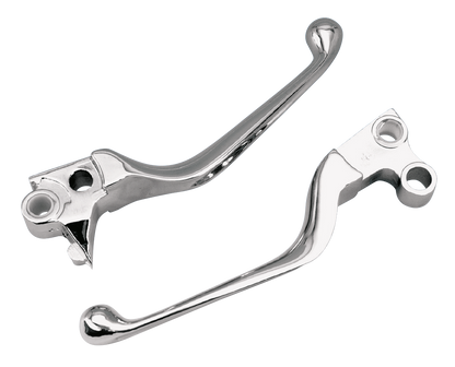 Fits 1982 thru 1995 Big Twin and Sportster models, Brake and clutch lever set