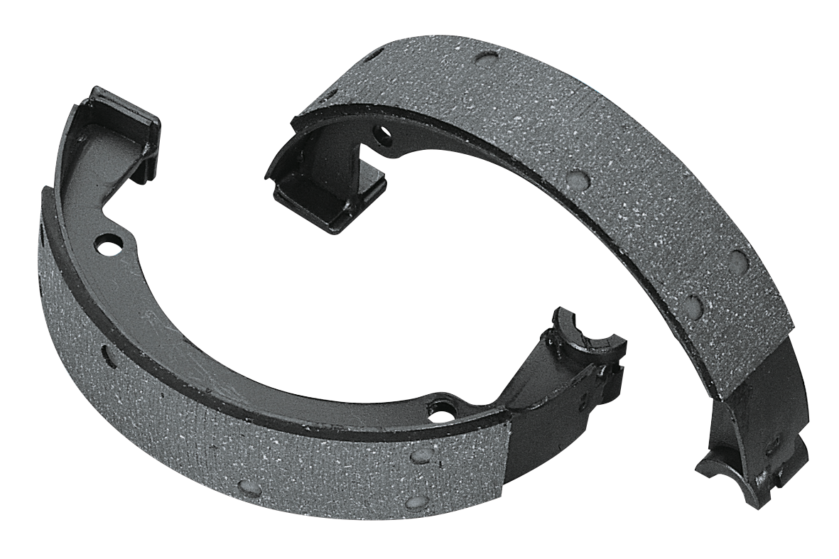 BIG TWIN 1936-1957 REAR BRAKE PARTS - GZP Brake shoe pair asb.free BT38-e58 | Big Twin