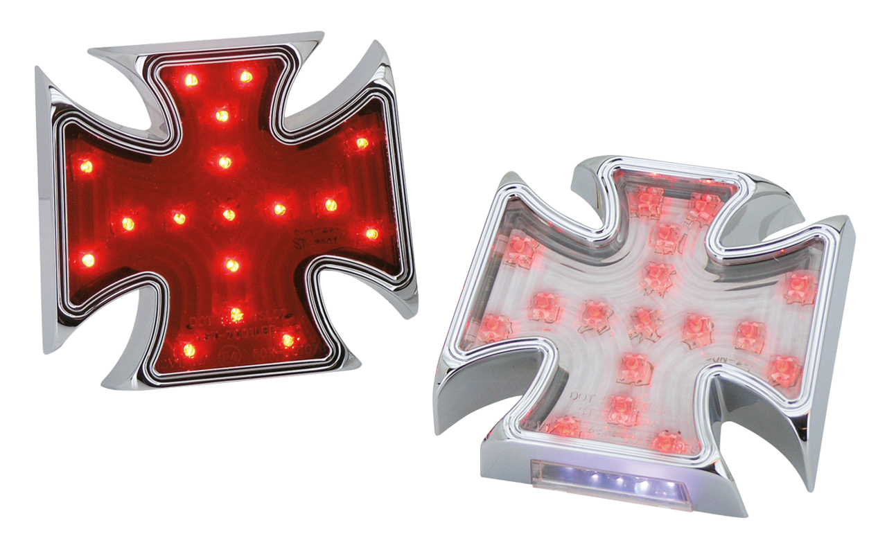 CHROME BILLET MALTESE STYLE LED TAILLIGHT