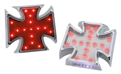 CHROME BILLET MALTESE STYLE LED TAILLIGHT