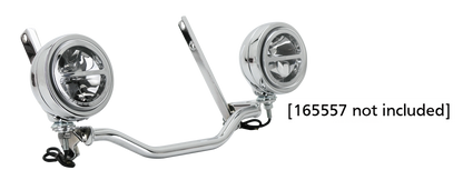 CHROME SPOT LAMP MOUNTING BARS