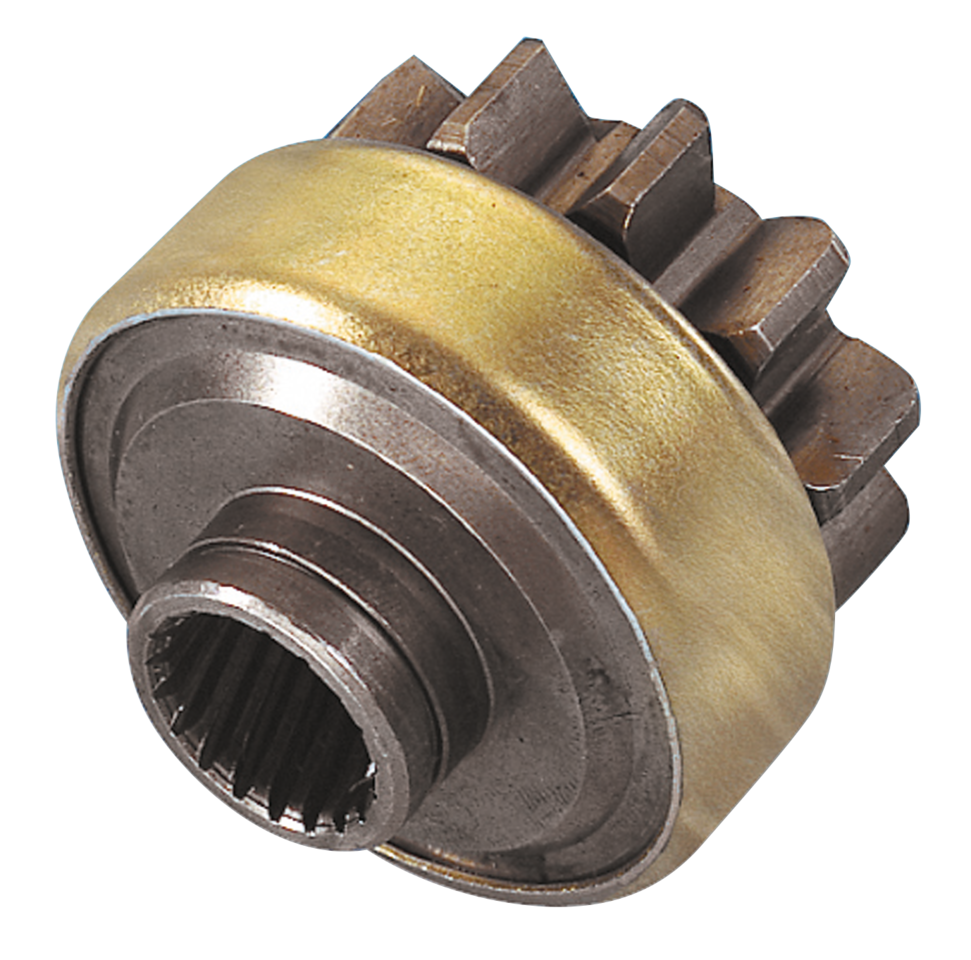 STARTER DRIVE GEAR - Made by Accel

Extra strong "5 ramp" starter drive gears fit all Big Twin 1965-1988, and electric start Sportster 1967-1980 (OEM 31443-65A). | Big Twin  |  FX  |  FXR  |  Softail  |  Sportster  |  Touring