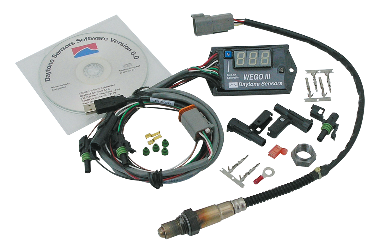 WEGO III WIDE-BAND AIR-FUEL RATIO TUNING AID | Big Twin | Dyna | FX | FXR | RS | Softail | Sportster | Touring | Trike | Tube frame | V-Rod | XB