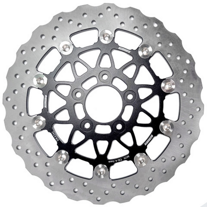 ACCOSSATO FLOATING BRAKE DISCS | 45" | Big Twin | FX | FXR | KH | Servi-Car | Softail | Sportster | Touring | XA