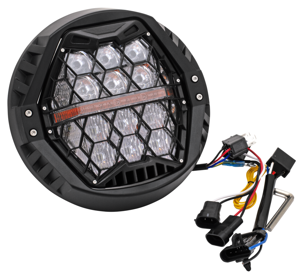 HONEYCOMB 7" LED HEADLIGHT UNIT