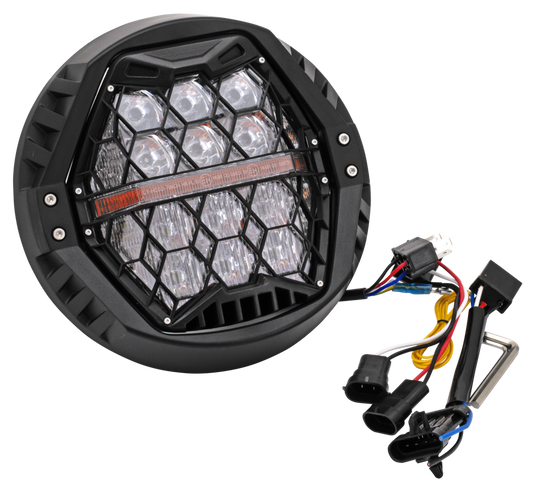 HONEYCOMB 7" LED HEADLIGHT UNIT