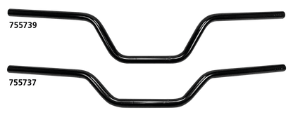 WESTLAND CUSTOMS ONE INCH DIAMETER STREET TRACK HANDLEBARS | Big Twin | Dyna | FX | FXR | KH | Kingpin | KR | Servi-Car | Softail | Sportster | Touring | XR