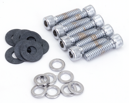 CHROME ROCKER COVER SCREW KITS | Big Twin | FX | FXR | Softail | Sportster | Touring