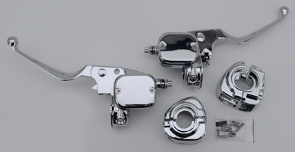 CHROME HANDLEBAR CONTROL KITS | Dyna | FXR | Softail | Sportster