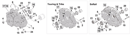 LOWER END PARTS FOR 1999-2017 TWIN CAM