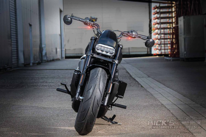 RICK'S HANDLEBAR CONTROL MOUNTED TURN SIGNALS FOR SPORTSTER S | RH Sportster