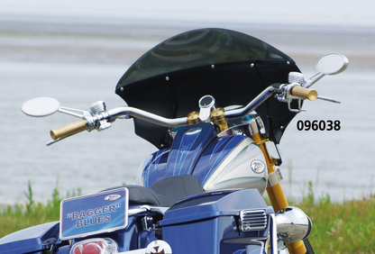 ZODIAC'S "FAT BUBBA" FLYER BARS | Big Twin | Dyna | FX | FXR | KH | Kingpin | KR | Servi-Car | Softail | Sportster | Touring | XR