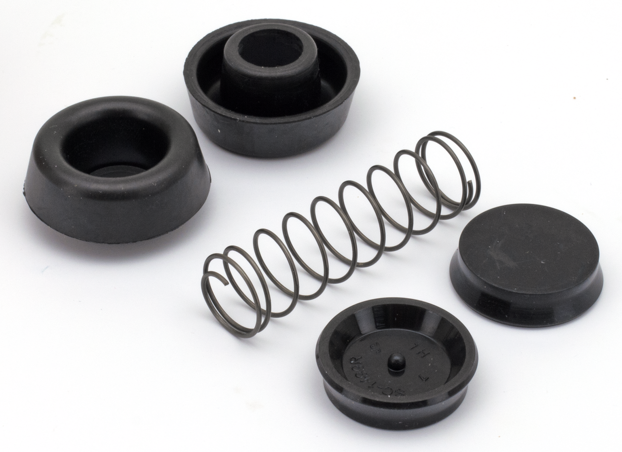 REAR BRAKE WHEEL CYLINDER - Rebuild kit (OEM 41748-58)

Complete replacement wheel cylinders provide positive brake operation and leak-free performance. Precision machined cast steel housing complete with heavy-duty cups and seals. | Big Twin